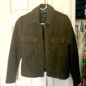 Banana Republic green sherpa